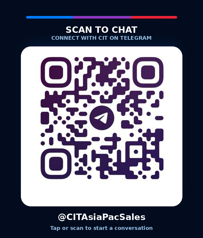 Scan to contact CIT Asia Pacific on Telegram